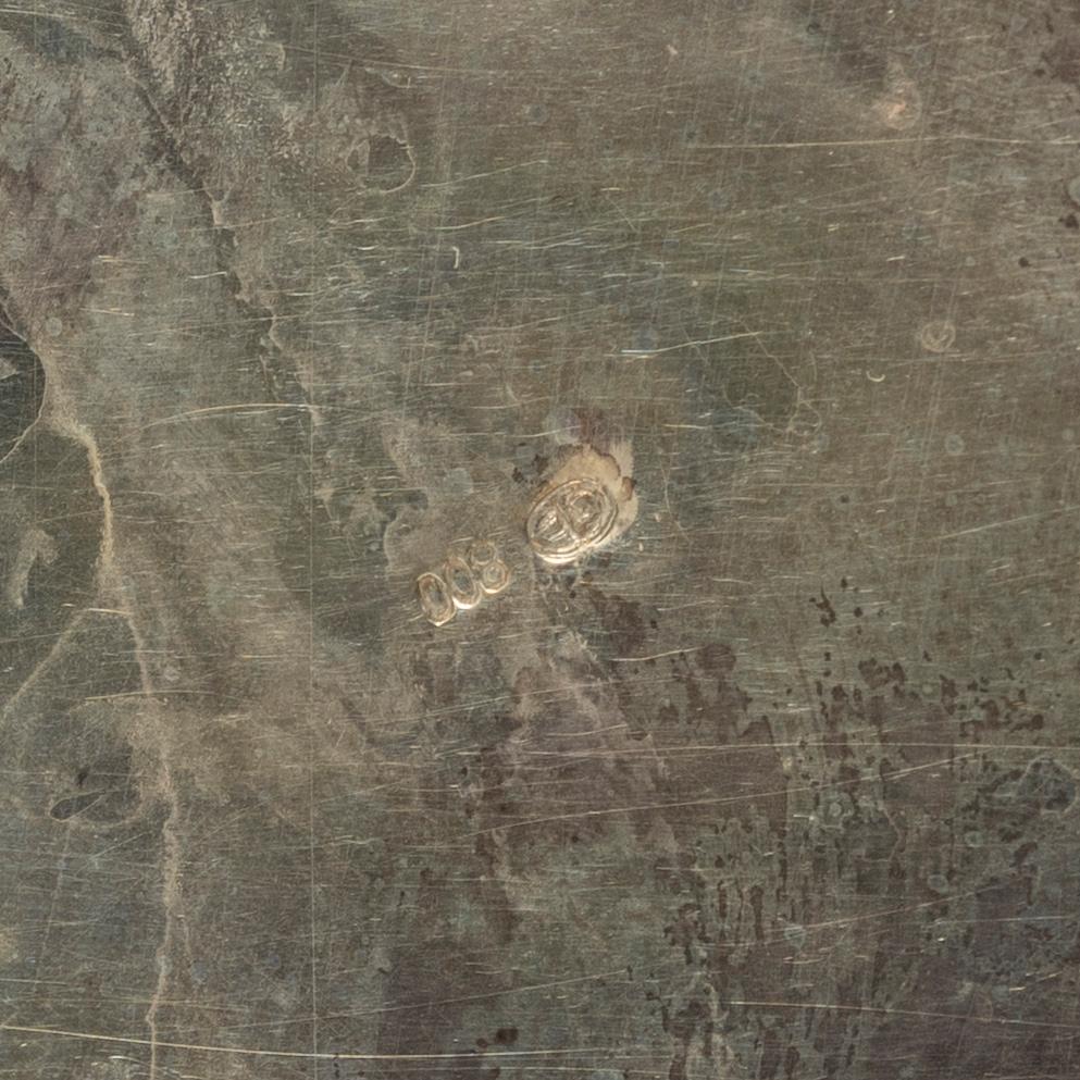 Candelabras, a pair, silver, 20th century.