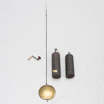 Golvur,  av Johan Fredrik Adamsson (.1729-1789 mästare i Karlskona 1758) Rokoko,