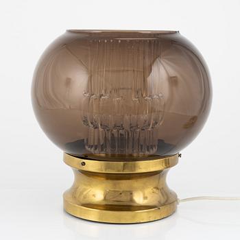 Carl Fagerlund, bordslampa, Orrefors.