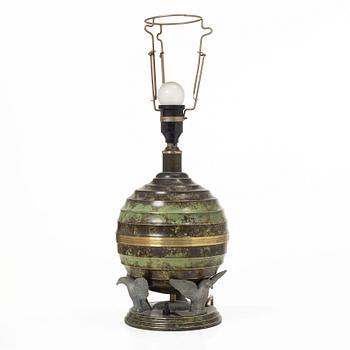 An Art Deco table lamp, 1920s/30s.