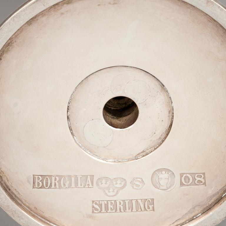 VAS, sterlingsilver, Borgila, Stockholm 1940. Vikt ca 390 g.