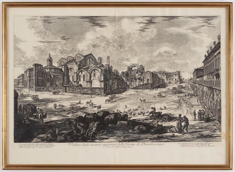 Giovanni Battista Piranesi, From: "Vedute di Roma".