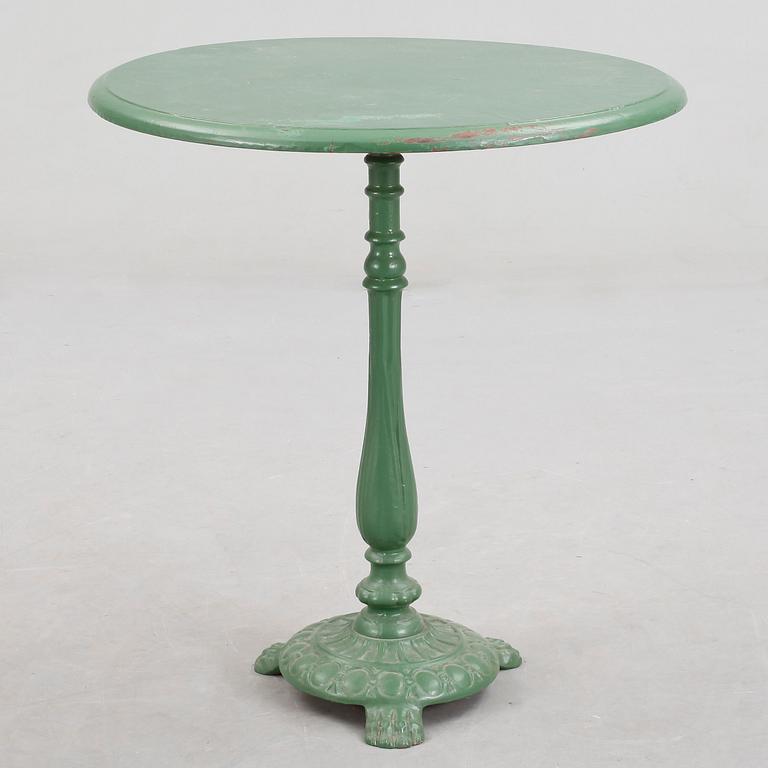 TRÄDGÅRDSBORD, gjutjärn, 1800-talets slut.