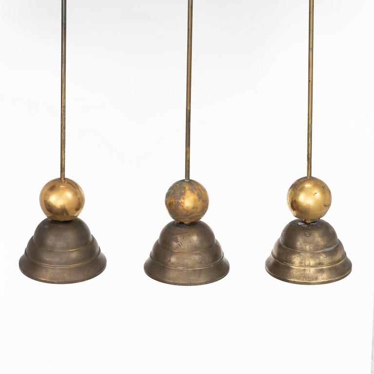 Michael Anastassiades, three 'Ball light' ceiling lamps, England, 21st century,