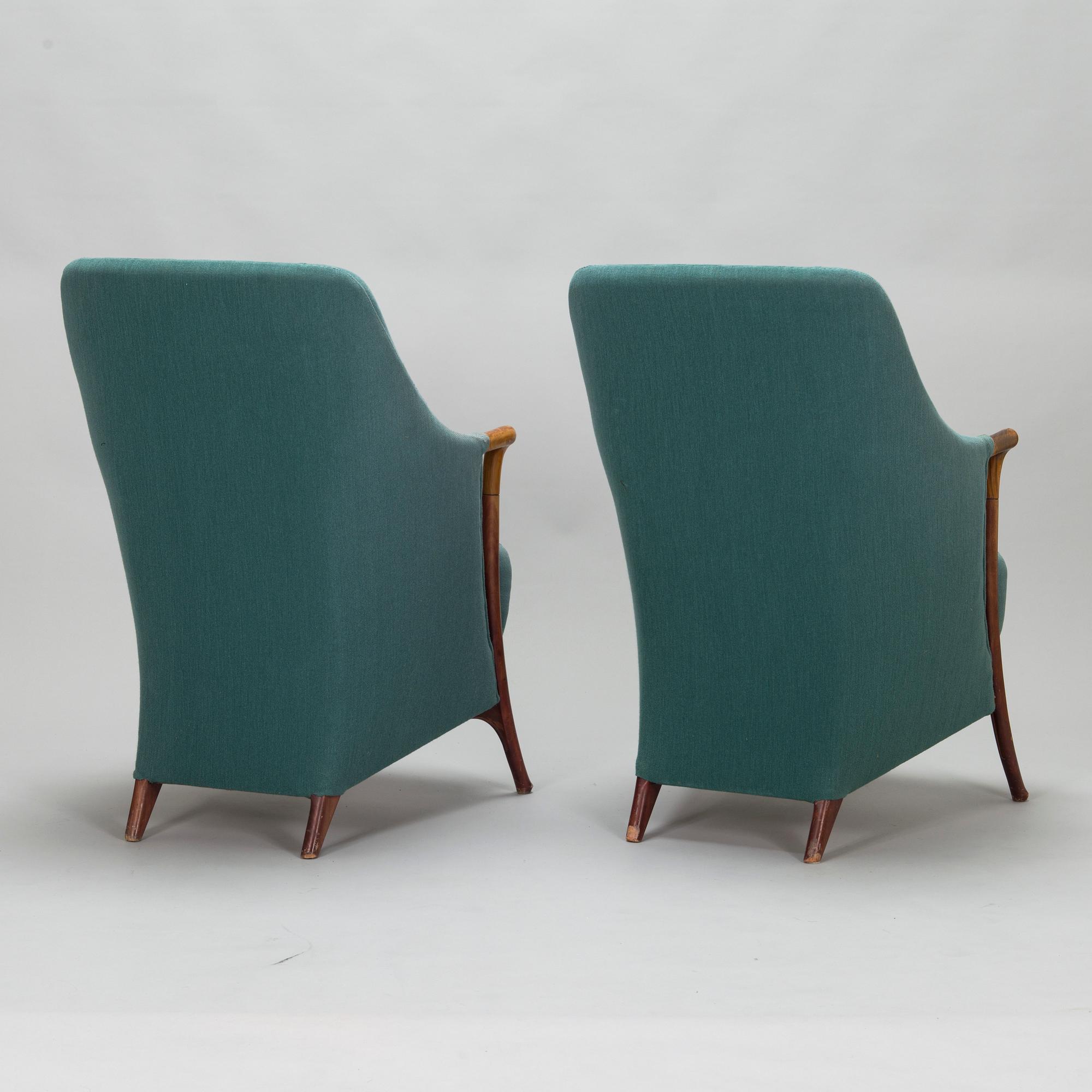 Umberto Asnago, fåtöljer, ett par, "Progetti 63220", Giorgetti, Italien, 1980-tal.