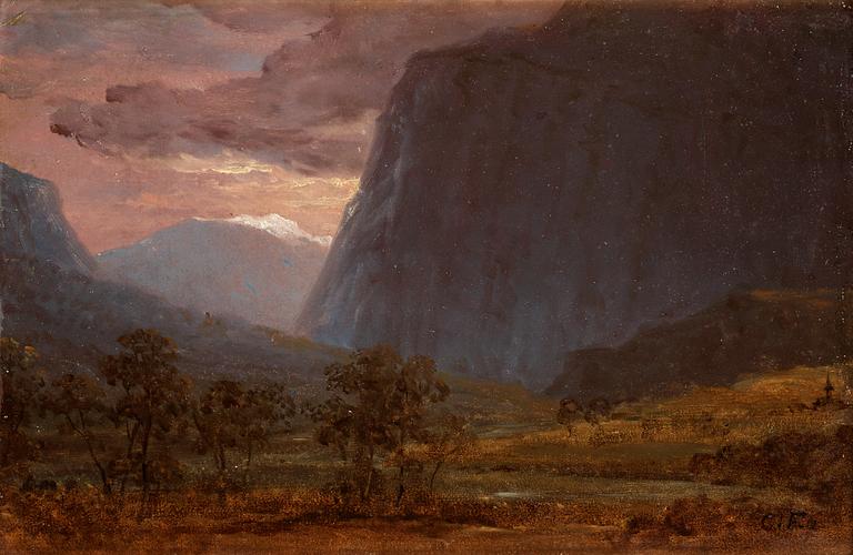 Carl Johan Fahlcrantz, Fortuna valley, Norway.