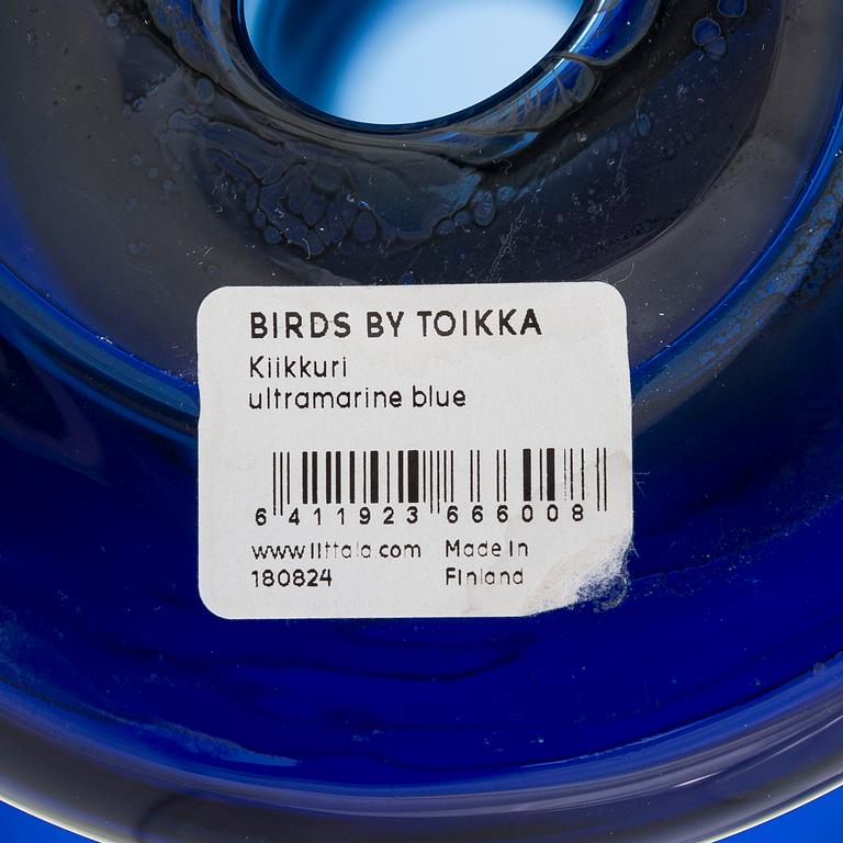 Oiva Toikka, A glass bird, signed Oiva Toikka IITTALA SCOPE 2019 312/500.