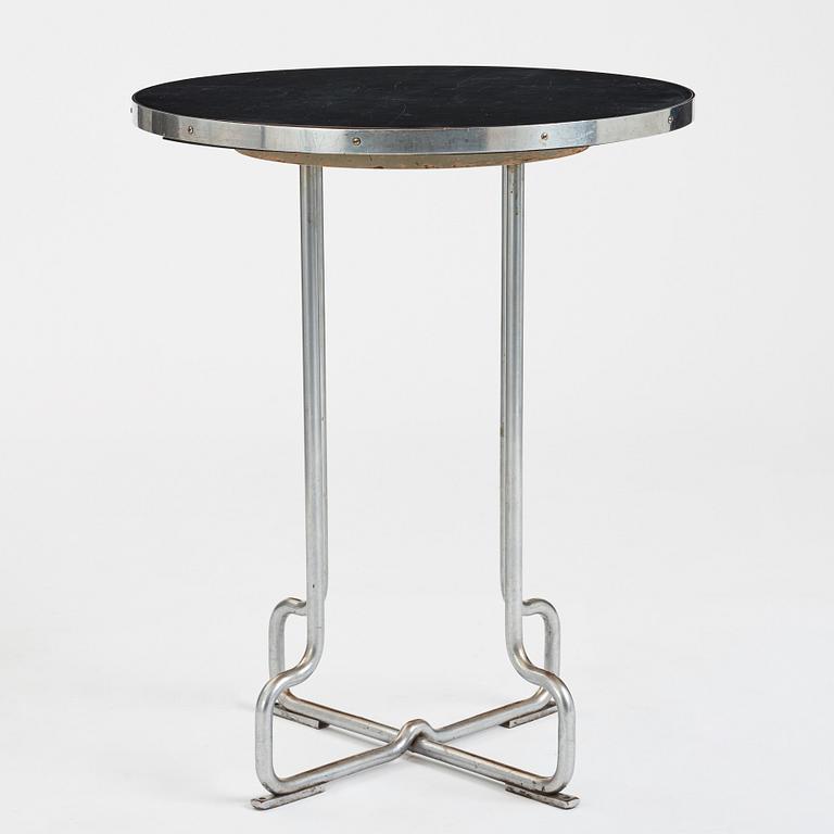 Axel Einar Hjorth, a "Tösse" tubular steel table, Nordiska Kompaniet, Sweden 1930.