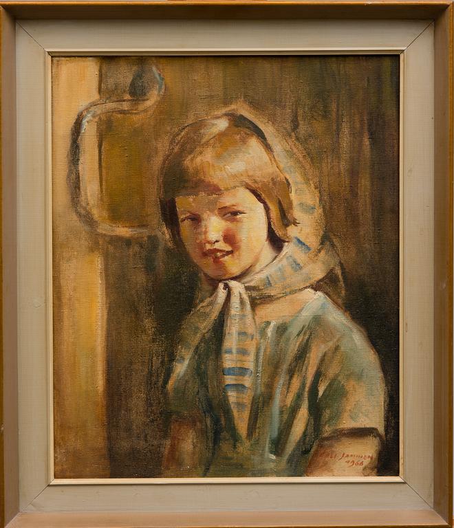 EELI JAATINEN, olja på duk, signerad 1966.