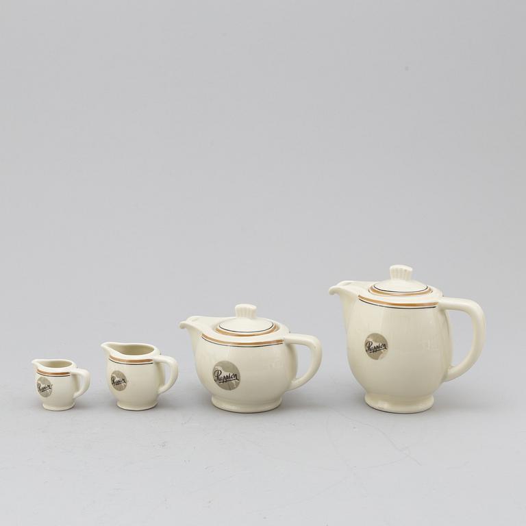 KAFFESERVIS, Karlskrona porslin, 28 delar, troligen 1930/40-tal.
