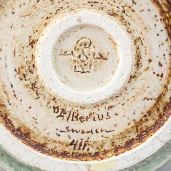 OLLE ALBERIUS, a unique stoneware sculpture/ vase, Rörstrand, Sweden.