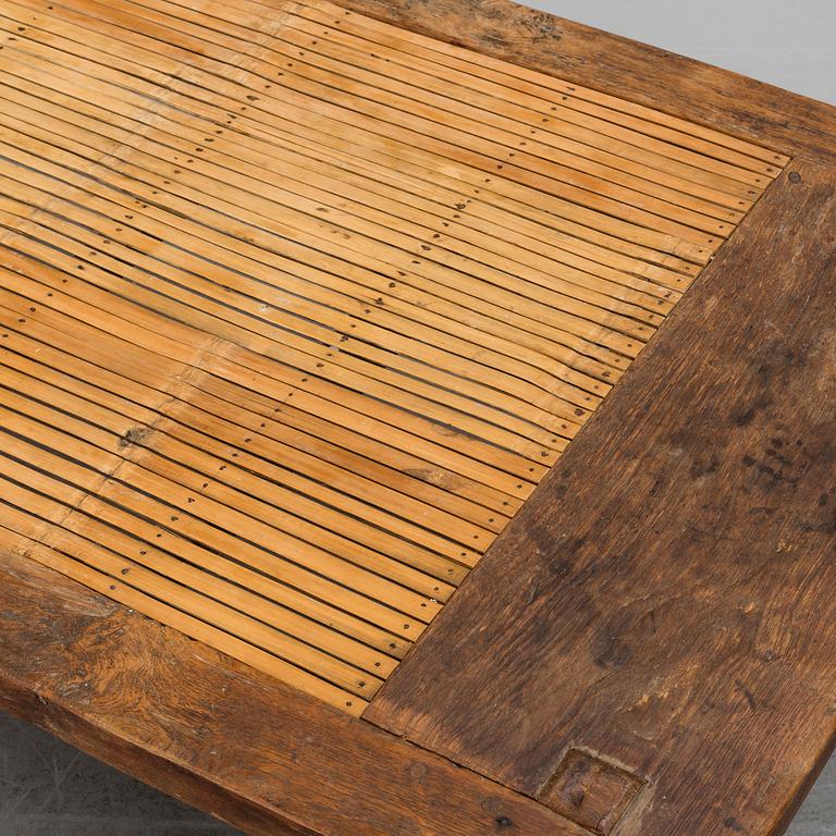 A Japanese wooden table, 20th century.