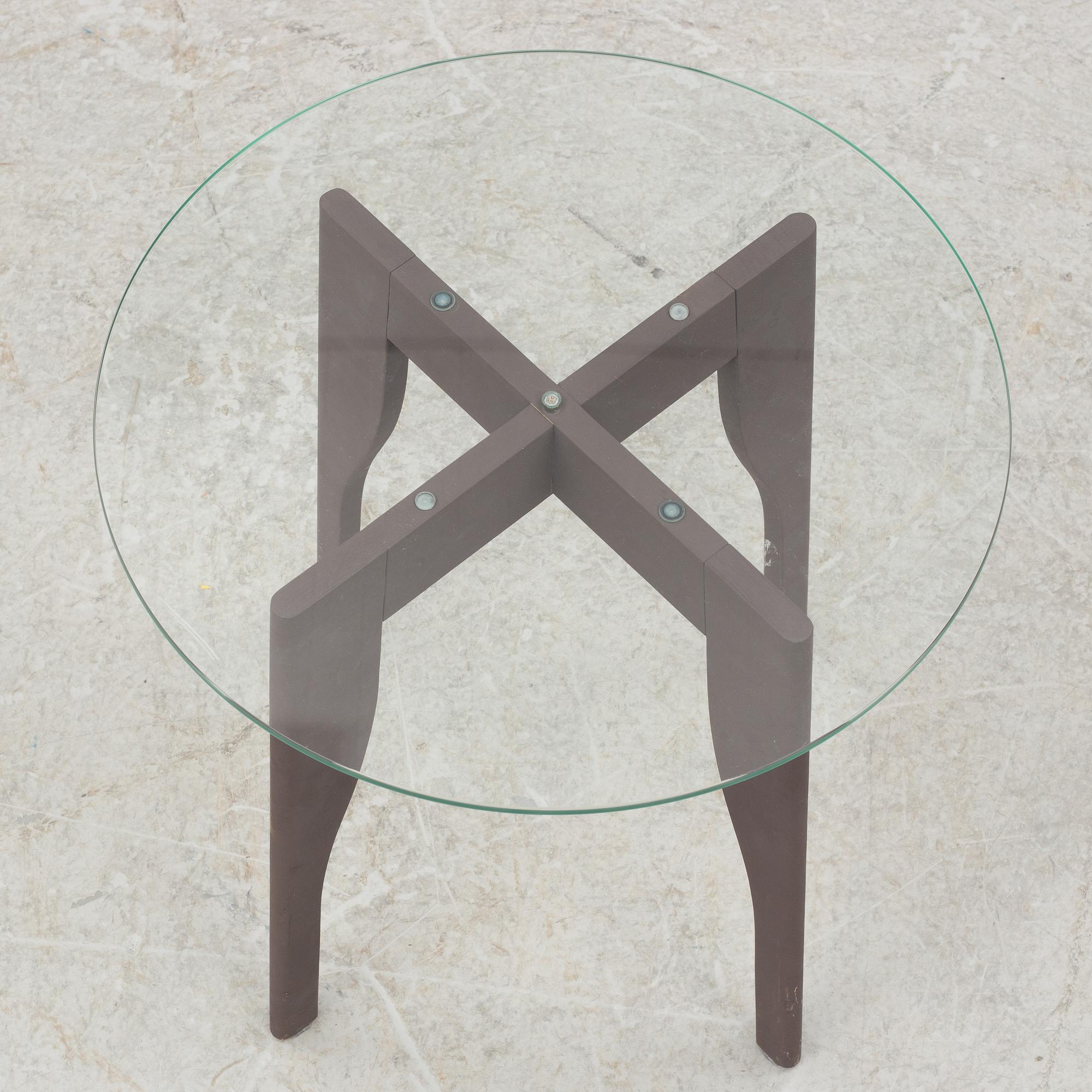 Three end tables from Norrgavel, Sweden, 21st century.
