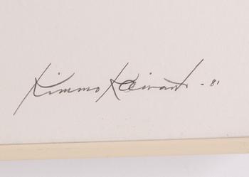 Kimmo Kaivanto,  silkscreen in colours, diptych, signed 50/50.