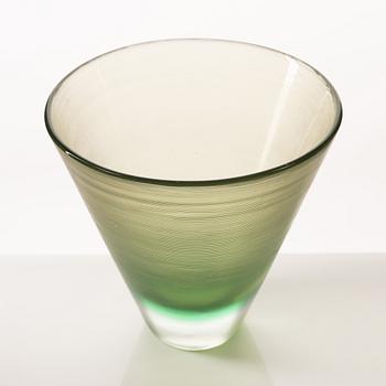 Paolo Venini, an 'Incisi' glass vase, Murano, Italy.