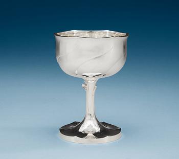 753. A Gunnar Cyrén sterling goblet, Gävle 1978.