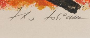 THEO TOBIASSE, litografi, signerad och numrerad 347/350.