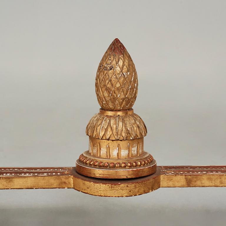 KONSOLBORD, ett par, gustavianska stockholmsarbeten, 1700-talets slut.