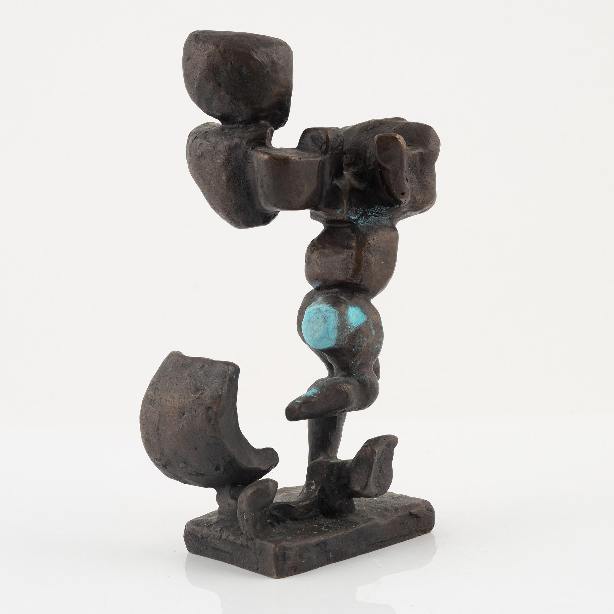 Bror Marklund, sculpture, bronze, signed BM, height 26.5 cm.