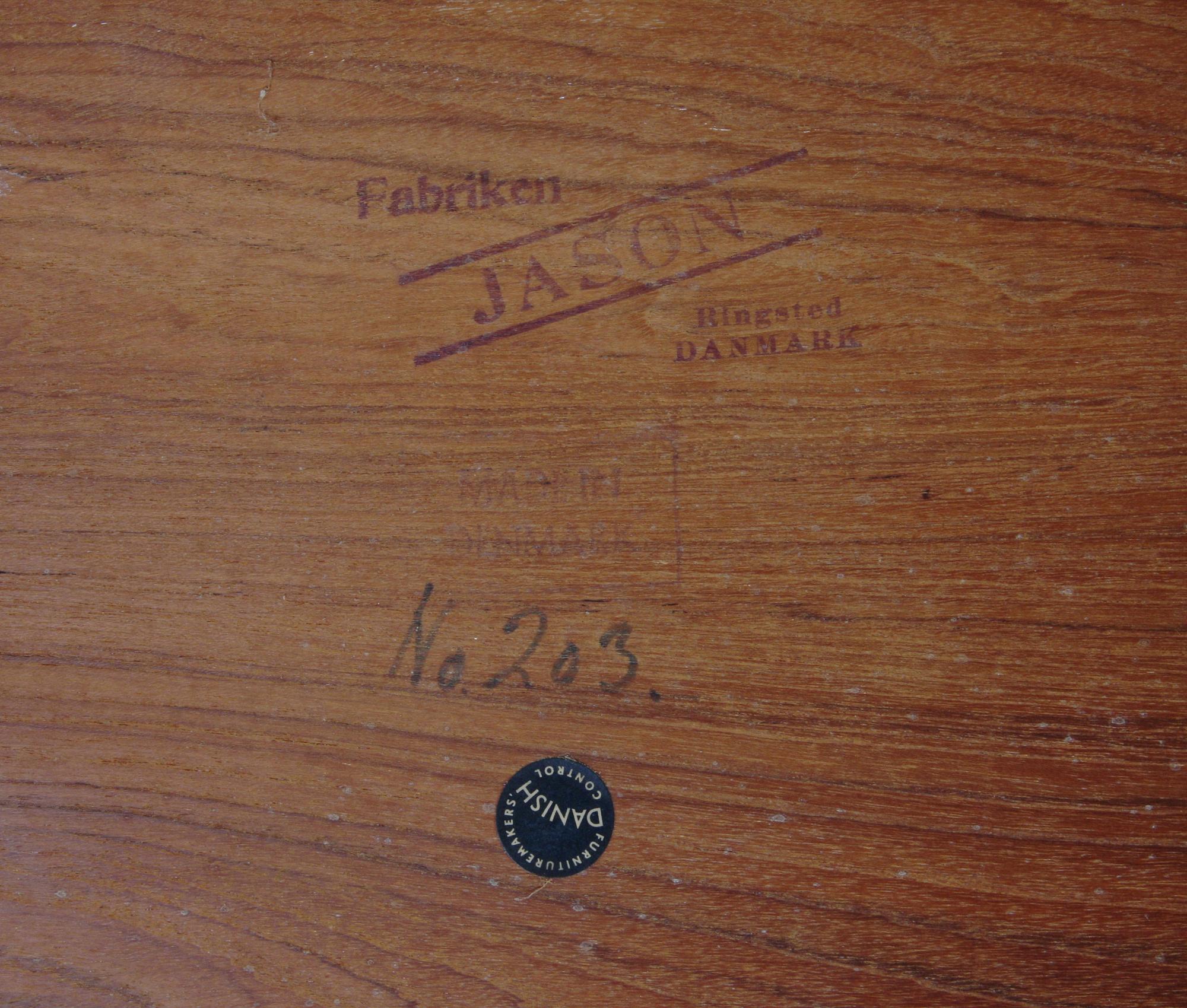 NATTDUKSBORD, Jason, Danmark, 1950/60-tal.