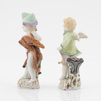 Two porcelain figurines, KPM Berlin, late 19th Century / early 20th Century.