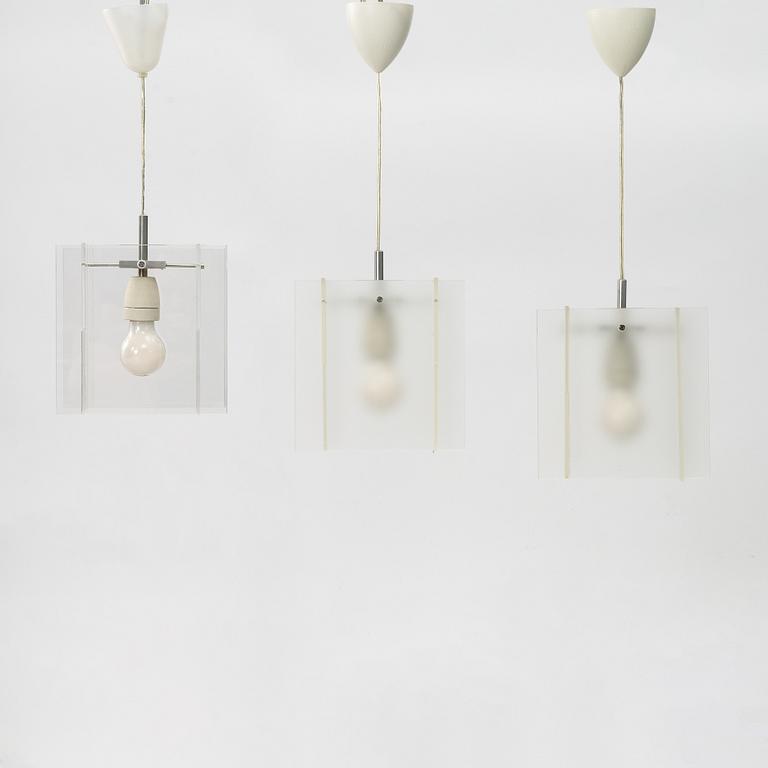 Arne Jacobsen, taklampor, 3 st, Danmark, samtida.