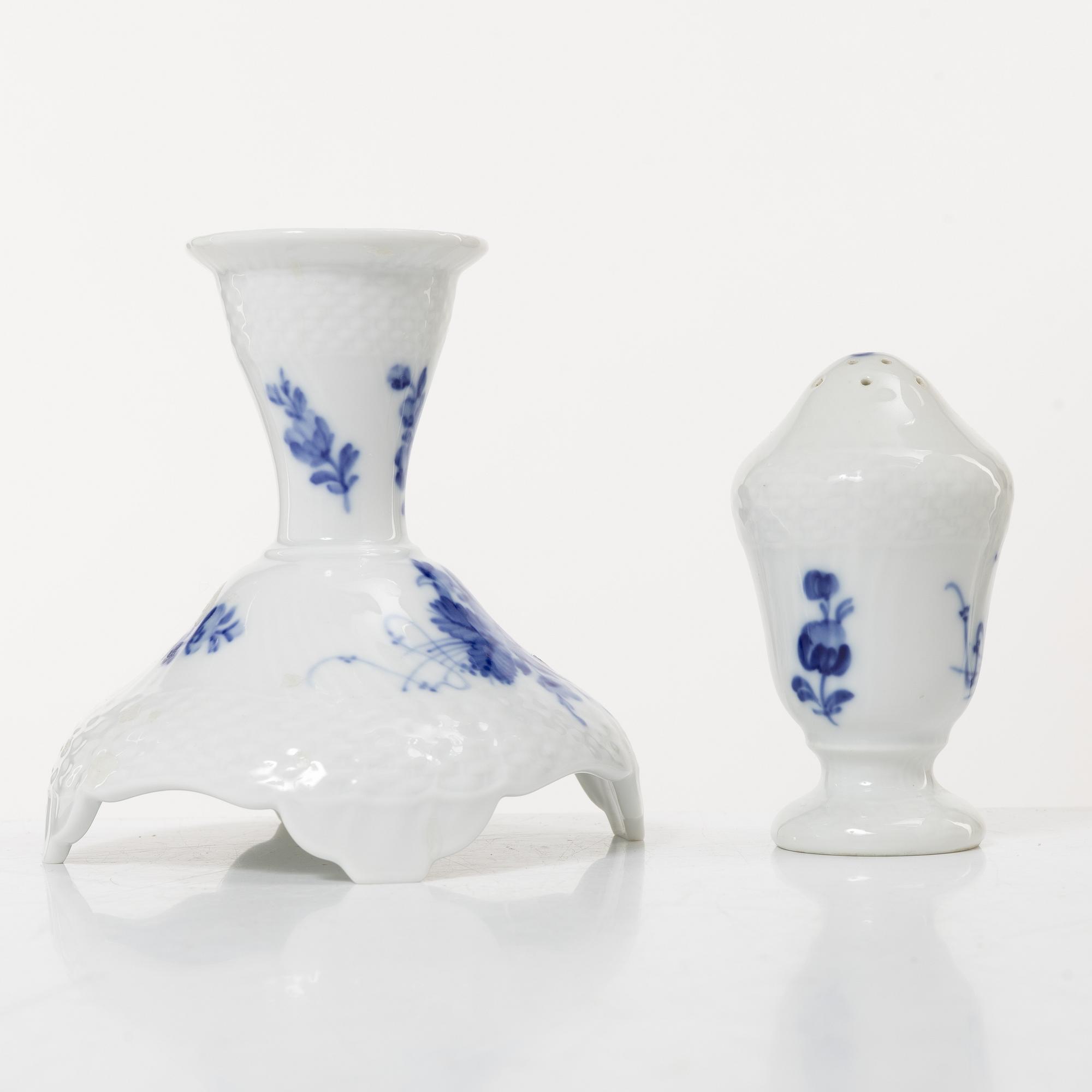 Royal Copenhagen, a 'Blue Flower' 50-piece dinner and coffee service,, Denmark.