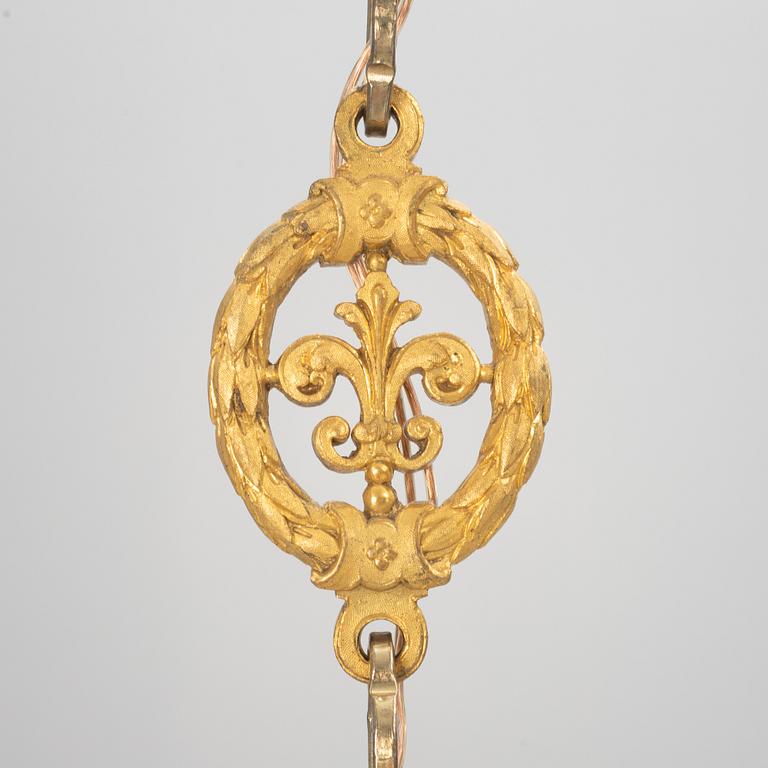 An Empire style ceiling light, second half of the 20th Century.