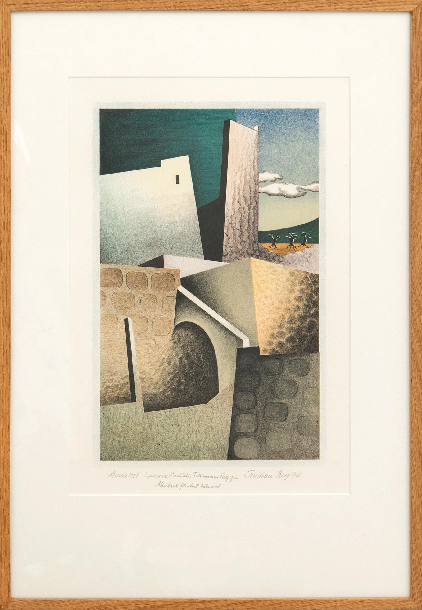 Christian Berg, "Murar 1928".