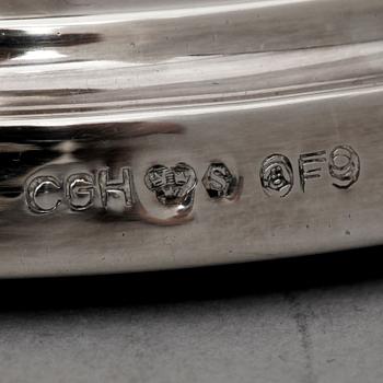 LJUSSTAKAR, 3 st, silver, 1900-tal.