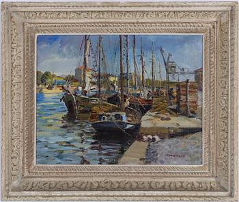 Pentti Veroma, Harbour motif.