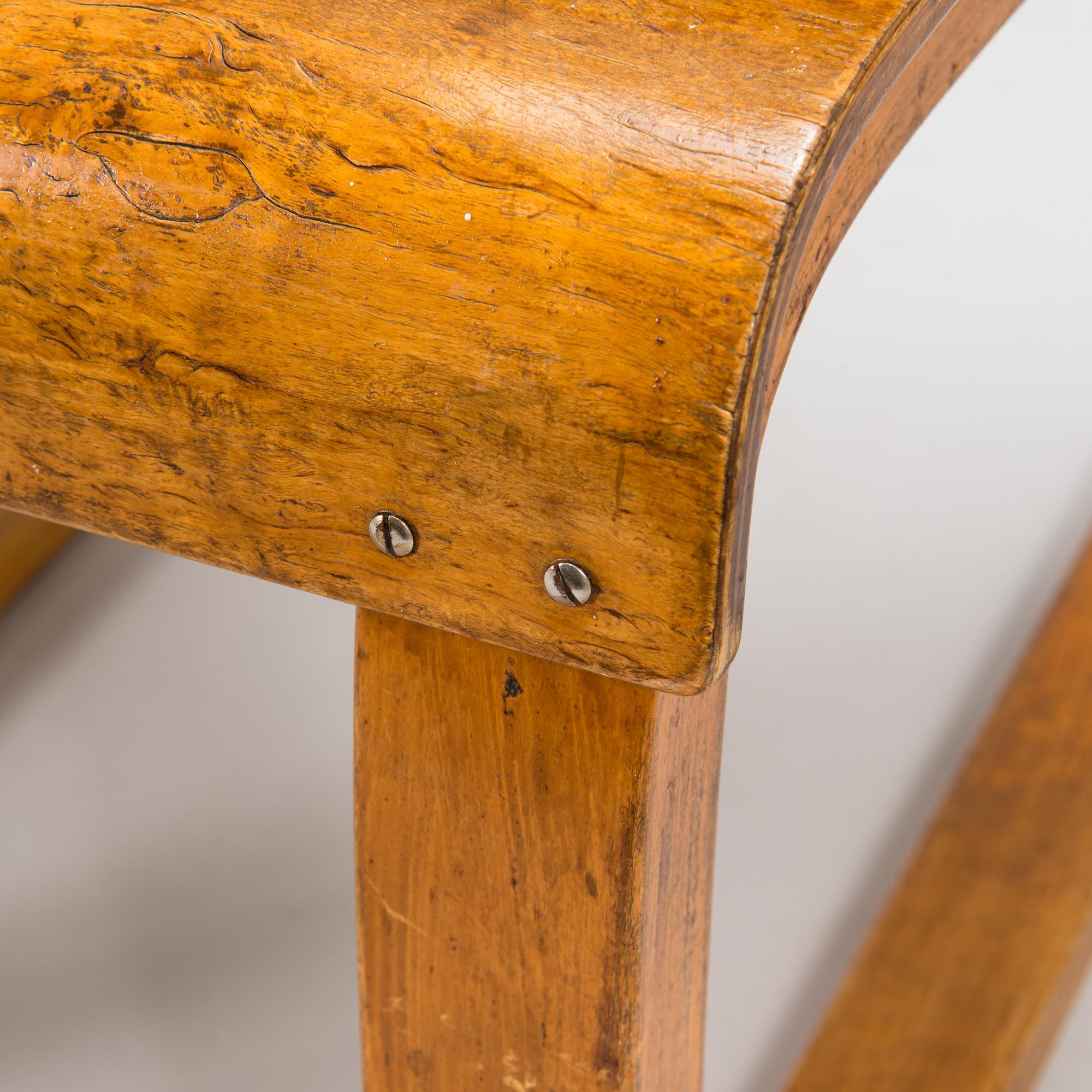 Alvar Aalto, four 1930's '22' chairs for  O.Y. Huonekalu-ja Rakennustyötehdas A.B.