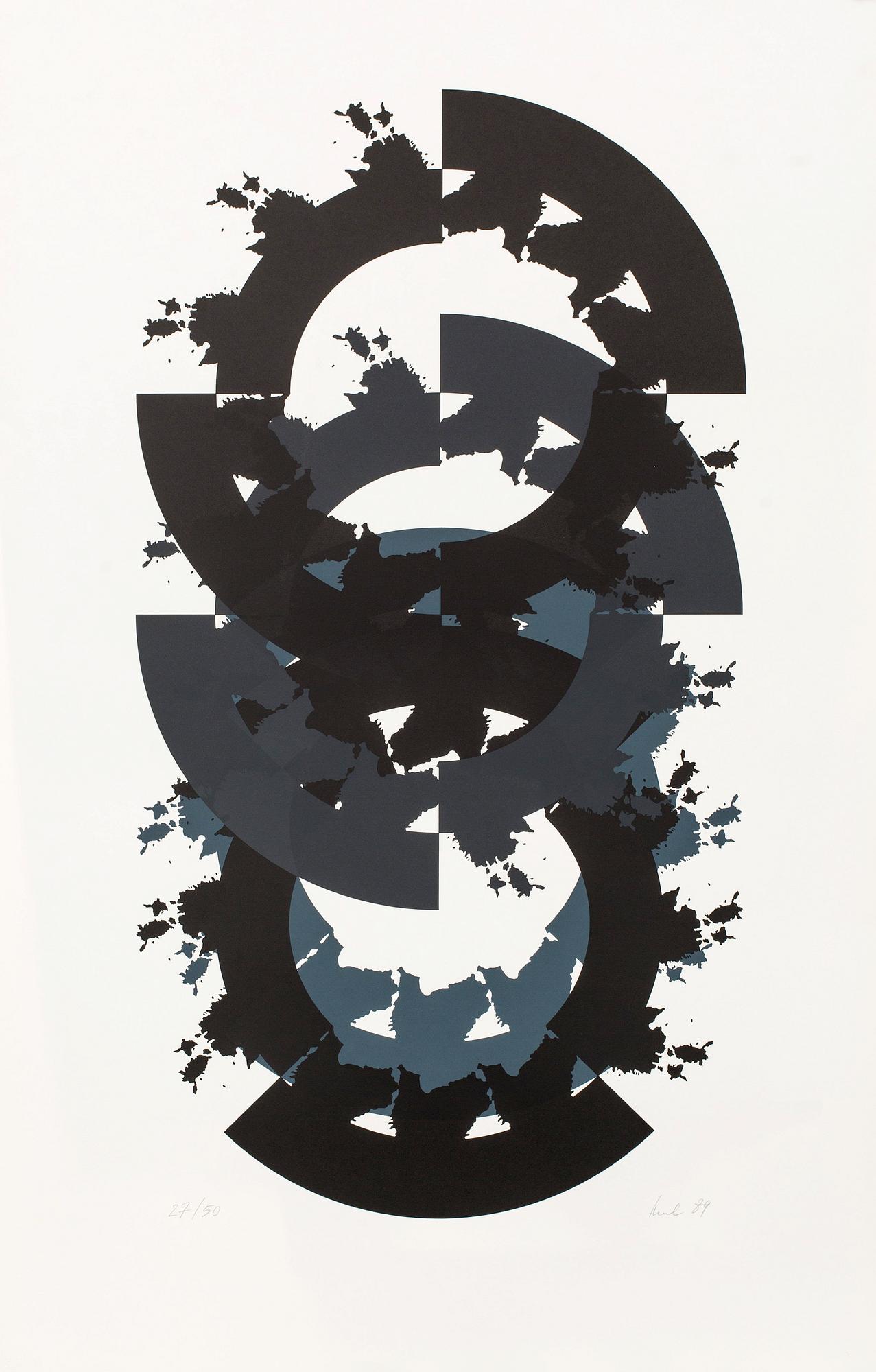 RAUL MEEL, silkscreen, signed 27/50 cm.