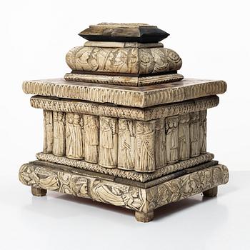 Bröllopsskrin, Italien, 1800-tal, Renässansstil.