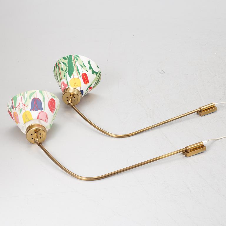 Josef Frank, a pair of model 2484 wall lamps, Svenskt Tenn.