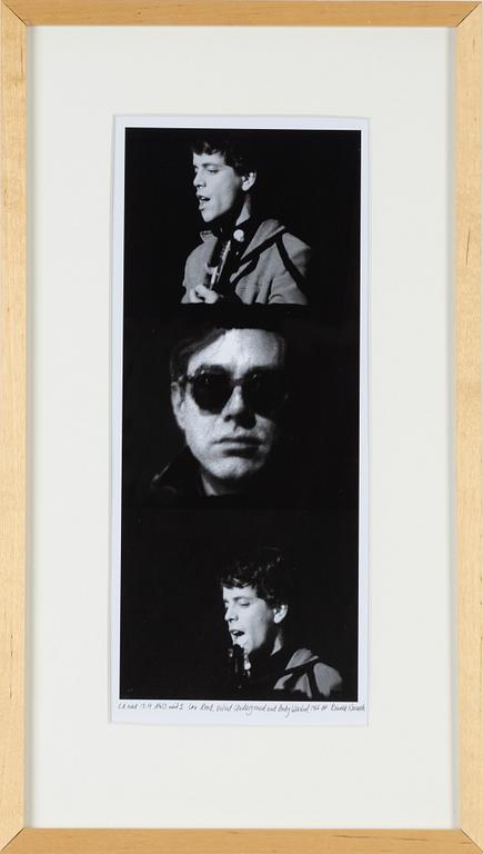 Ronald Nameth, photograph from Exploding Plastic Inevitable signed and numbered AP.