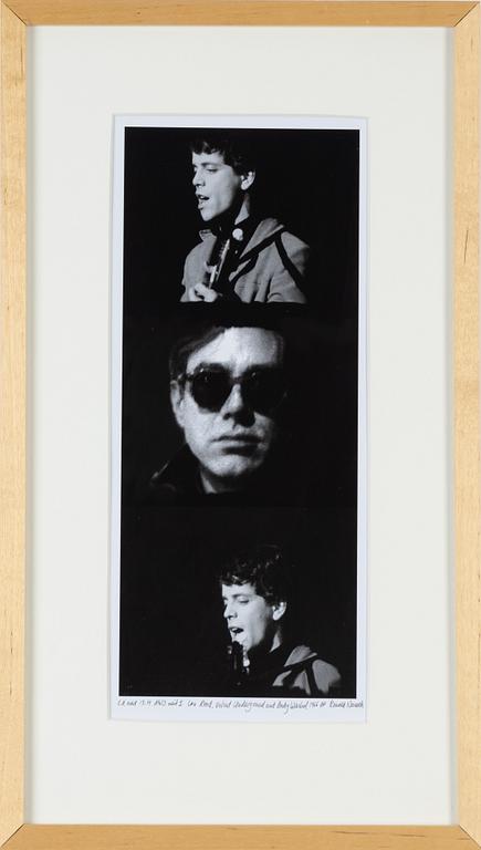 Ronald Nameth, fotografi ur Exploding Plastic Inevitable signerad och numrerad AP.