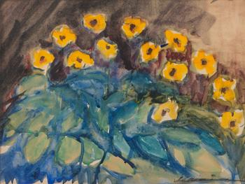 TYKO SALLINEN, water colour, signed.