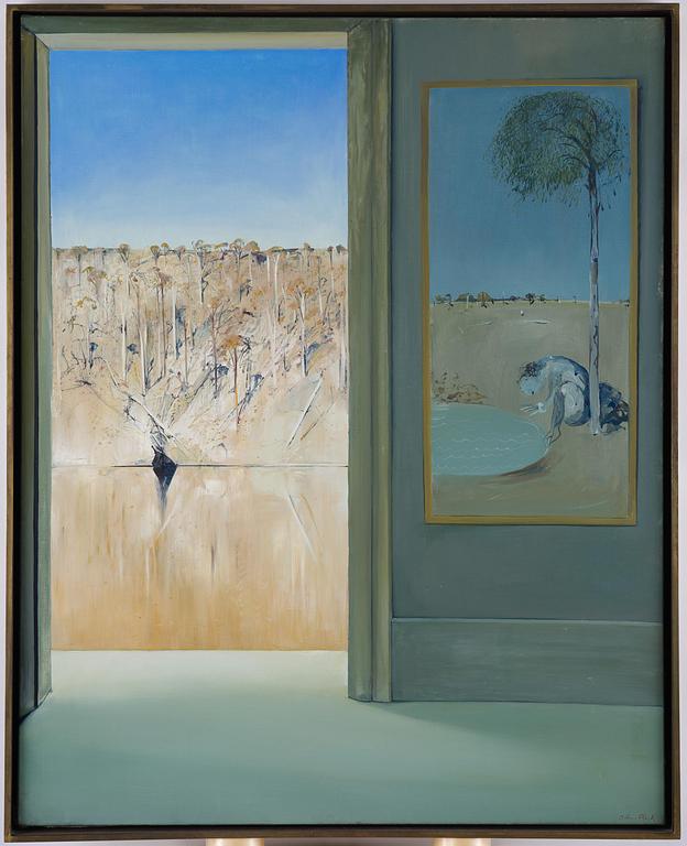 Arthur Boyd, "Interior with open door (Shoalhaven)”.