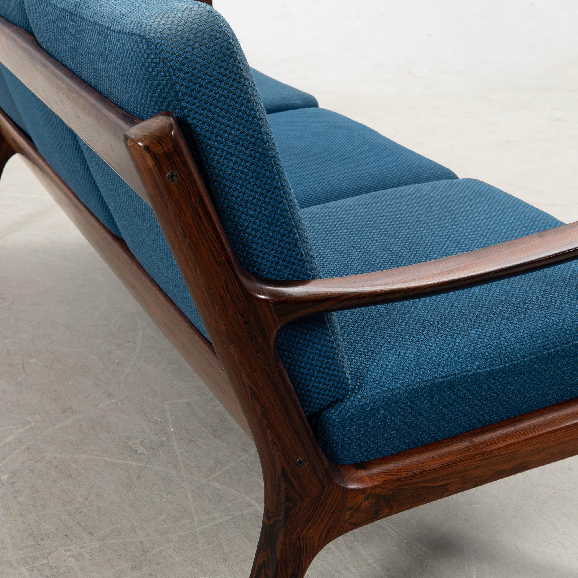 Ole Wanscher, Sofa and armchair "Senator" 166/169 France & Son Cado Denmark 1960s.