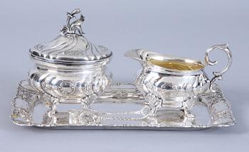 PARTI SILVER, 4 delar. Vikt 575 gram.