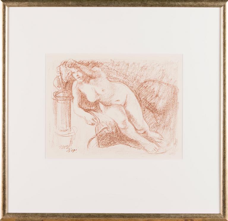 MAGNUS ENCKELL, lithograph, signed and dated 1908 in the plate.