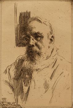 ANDERS ZORN, etching, 1912, III state of III, signed in pencil.