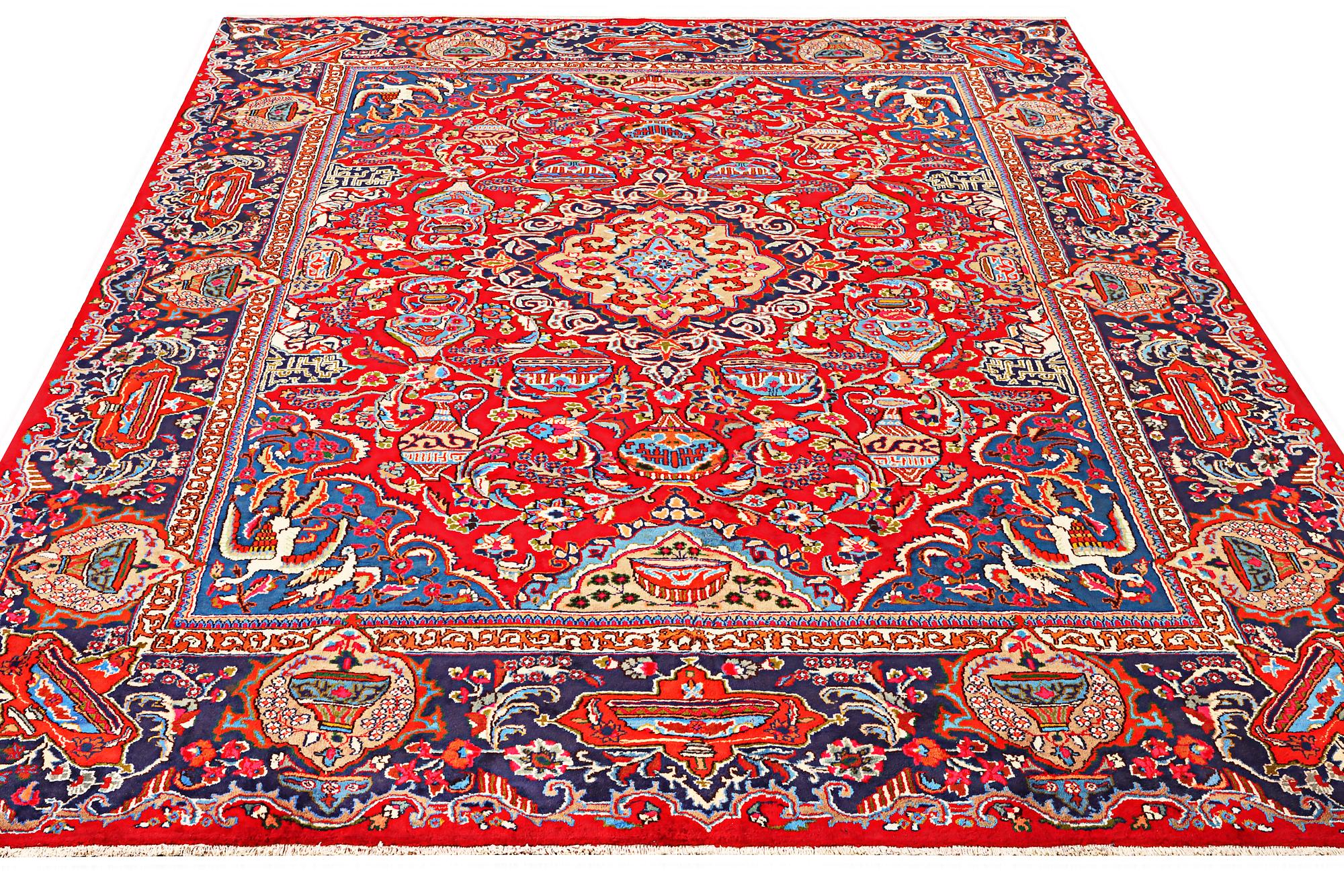 A Kashmar carpet, a. 376 x 298 cm.