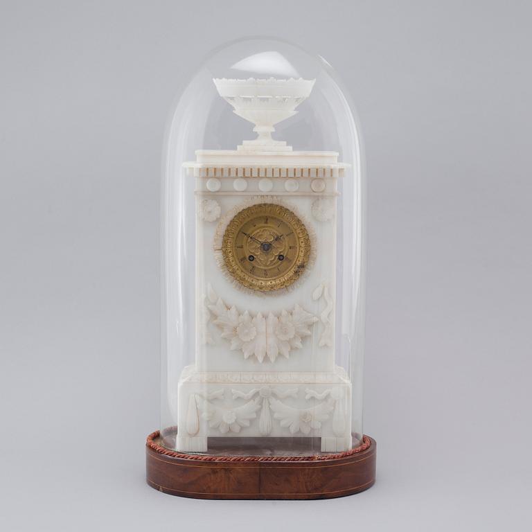 A late empire table clock, around the mid 19th century.