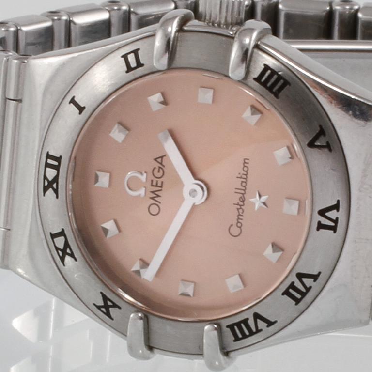 ARMBANDSUR, dam, stål, Omega, "Constellation my choice". 2009.