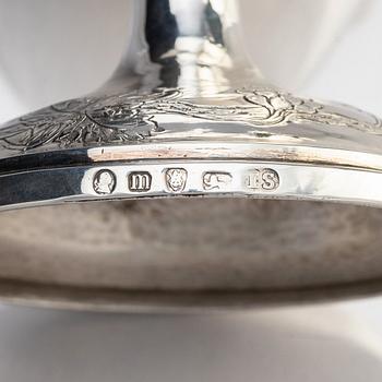 A George III sterling silver ewer, mark of John Scofield, London 1787.