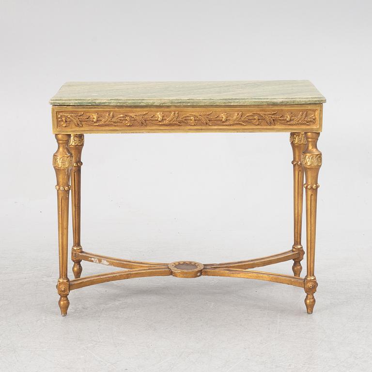 A Gustavian style table, end of the 19th century.