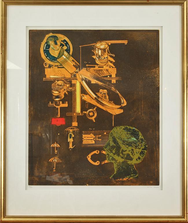 ENDRE NEMES, färglitografi, sign o numr 73/90.