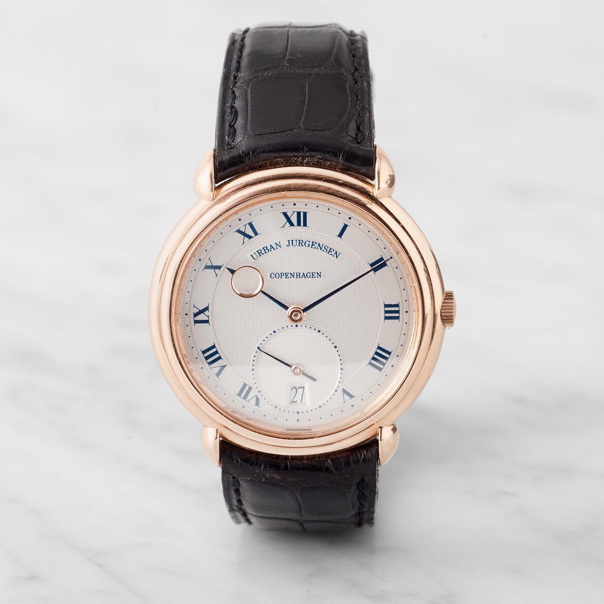 URBAN JÜRGENSEN, Copenhagen, Reference 8, armbandsur, 37 mm,